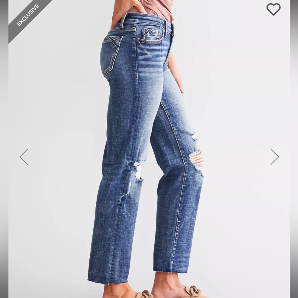 Fit No. 53 Cropped Straight Stretch Jean